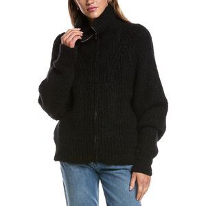 Iro Womens Elida Mohair-Blend Sweater, Black